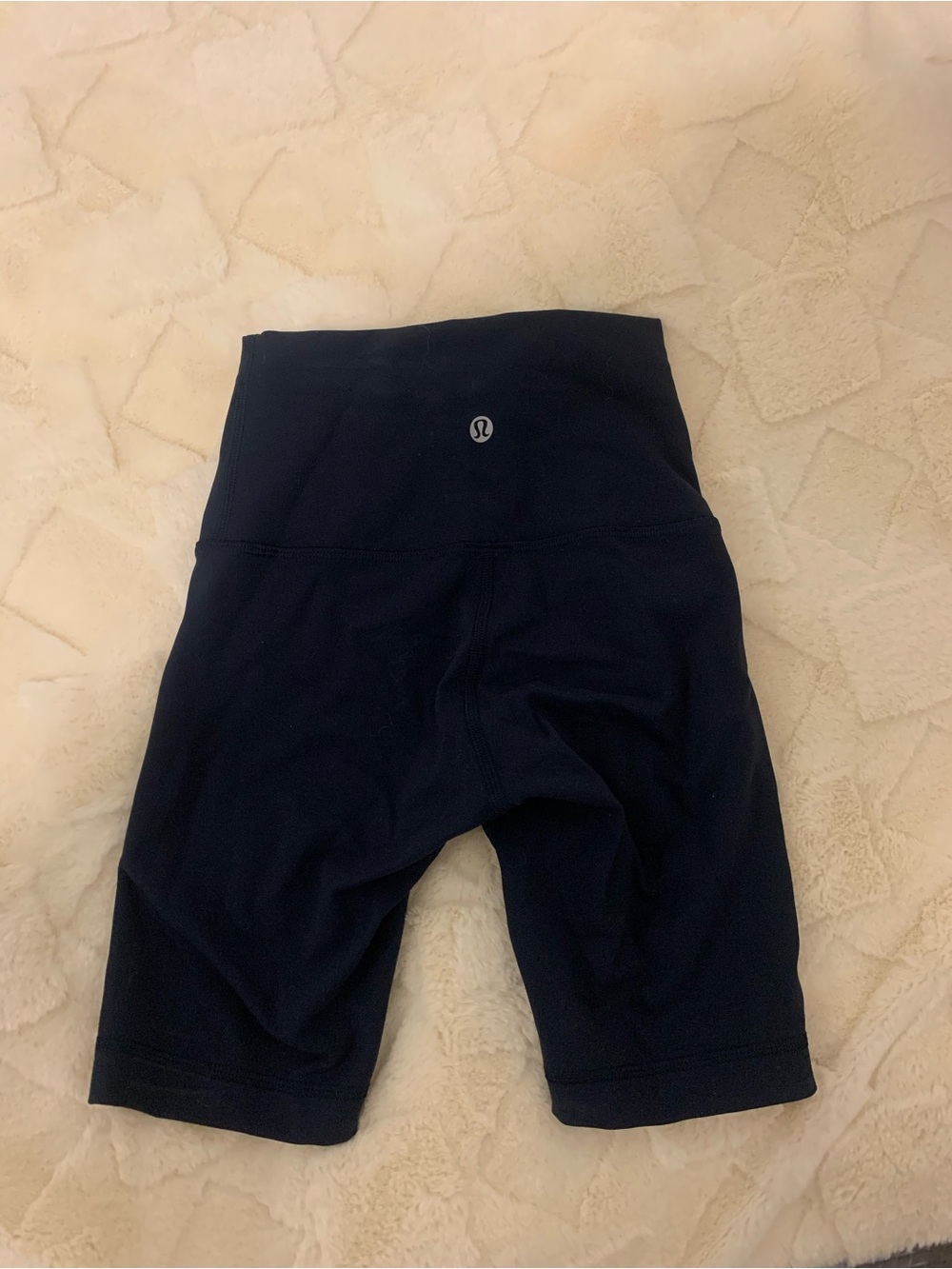lululemon athletica Women's High-Rise Ture Navy Bike Shorts